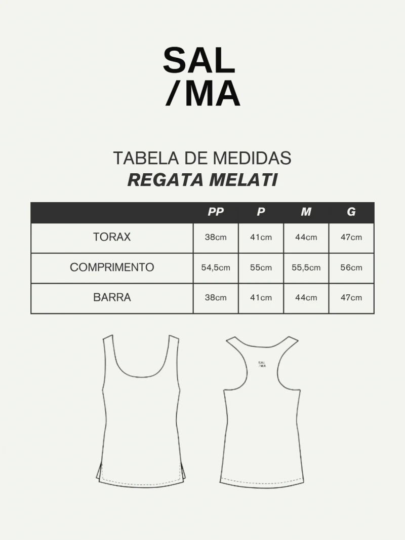 Salma - Tank Shirt Melati Gelo - SALFIT12PRA