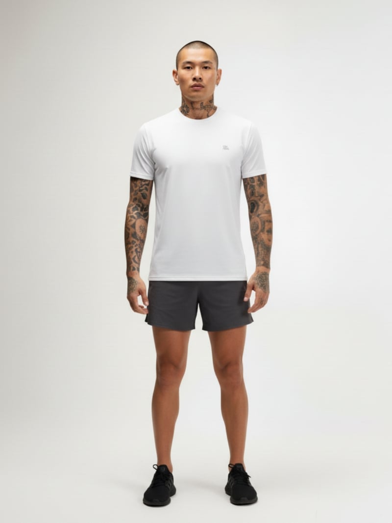Salma - Ravi White Training T-shirt - SALDRIBRA