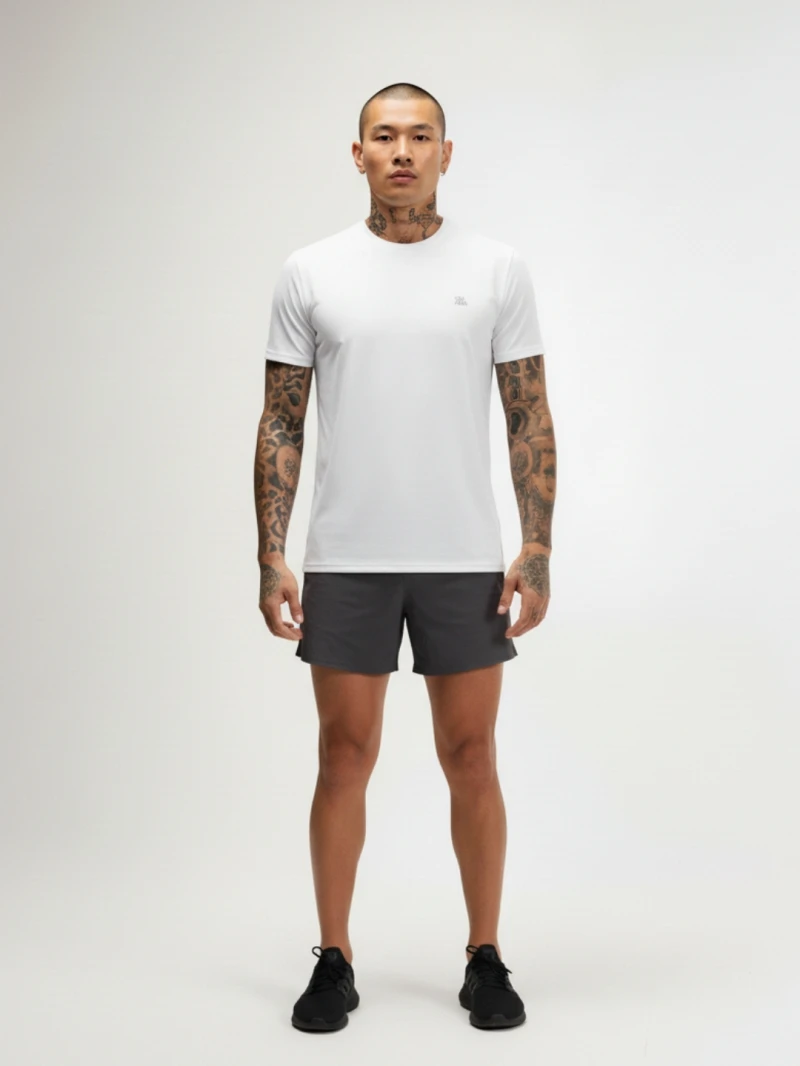 Salma - Ravi White Training T-shirt - SALDRIBRA