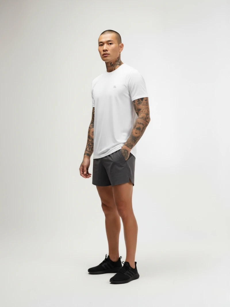 Salma - Ravi White Training T-shirt - SALDRIBRA