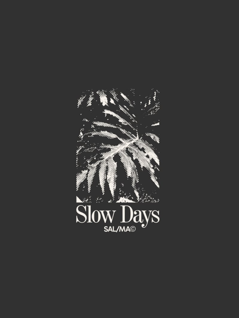 Salma - Classic Fit Slow Black T-Shirt - SALTSHIRT4BRA