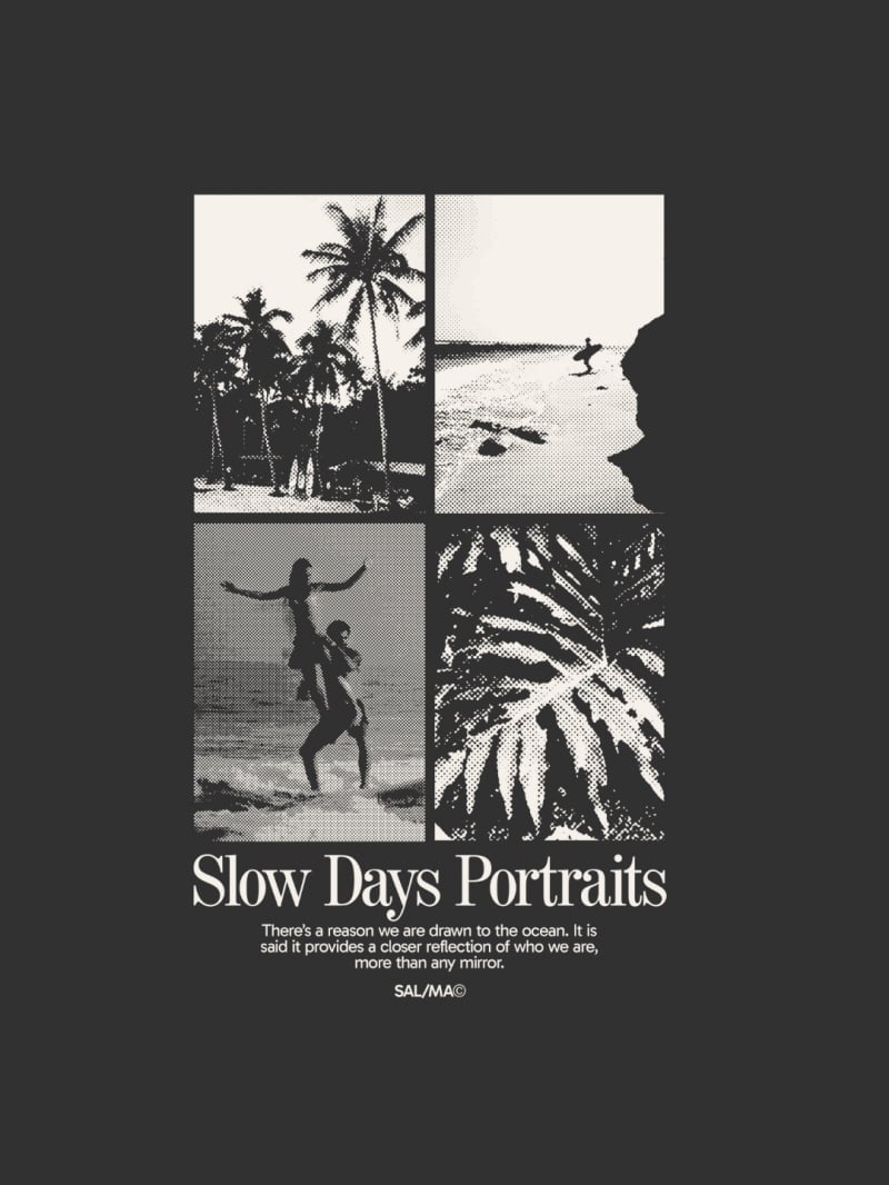 Salma - Classic Fit Slow Black T-Shirt - SALTSHIRT4BRA