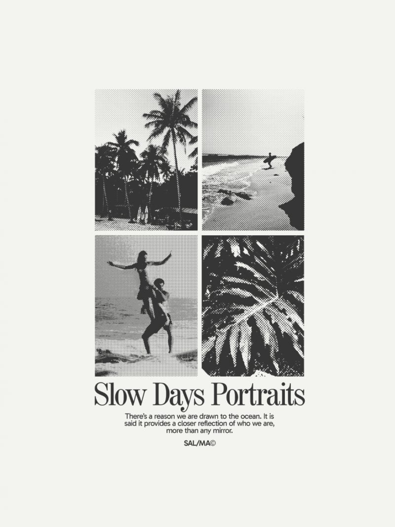 Salma - TShirt Classic Fit Slow White - SALTSHIRT4PRE