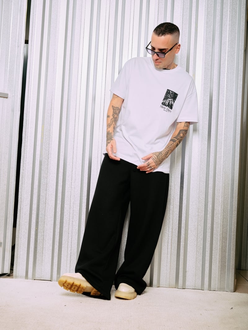 Salma - TShirt Classic Fit Slow White - SALTSHIRT4PRE