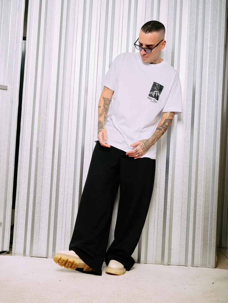 Salma - TShirt Classic Fit Slow White - SALTSHIRT4BRA