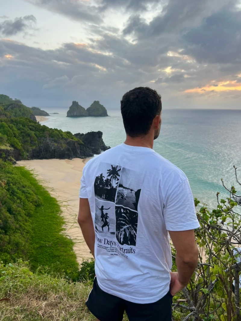 Salma - TShirt Classic Fit Slow White - SALTSHIRT4BRA