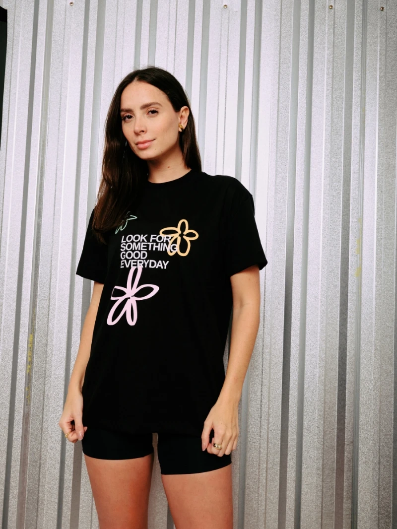 Salma - TShirt Classic Fit Bette Days Black - SALTSHIRT5PRE