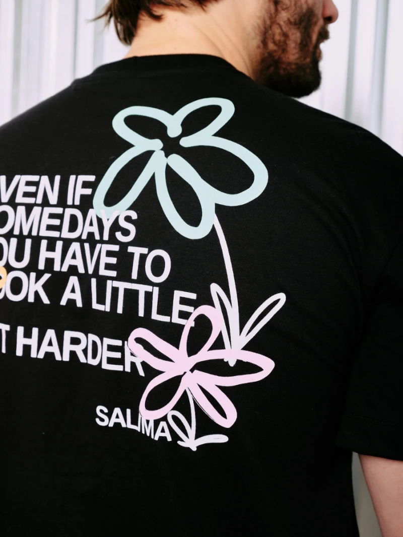 Salma - TShirt Classic Fit Bette Days Black - SALTSHIRT5PRE