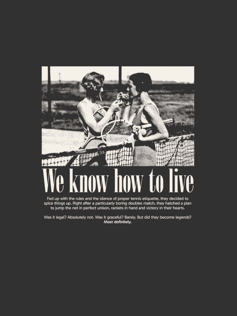 Salma - TShirt Classic Fit Just Living Black - SALTSHIRT6BRA Salma - TShirt Classic Fit Just Living Black - SALTSHIRT6BRA