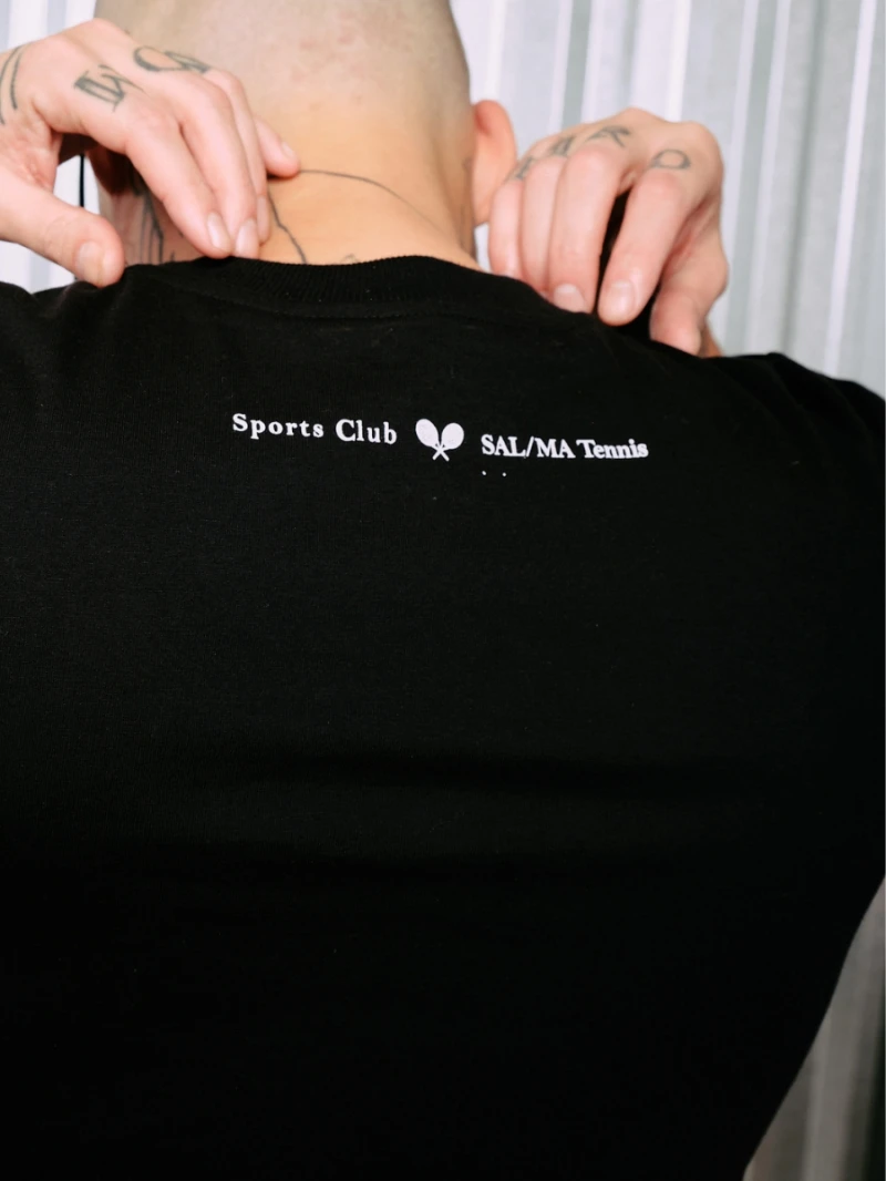 Salma - TShirt Classic Fit Just Living Black - SALTSHIRT6PRE