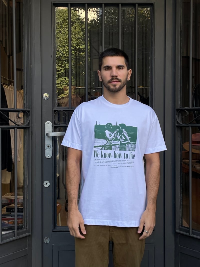 Salma - TShirt Classic Fit Just Living White - SALTSHIRT6PRE Salma - TShirt Classic Fit Just Living White - SALTSHIRT6PRE