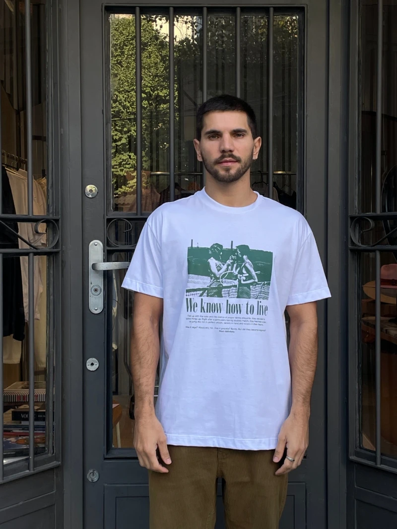 Salma - TShirt Classic Fit Just Living White - SALTSHIRT6BRA