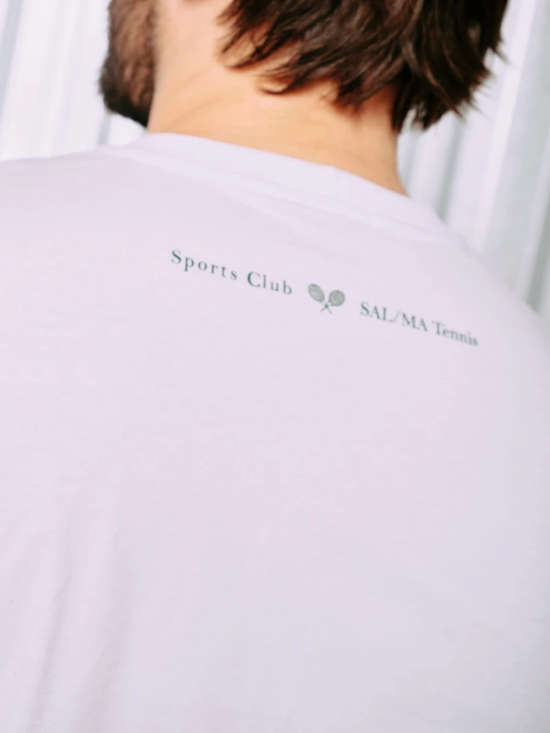 Salma - TShirt Classic Fit Just Living White - SALTSHIRT6BRA