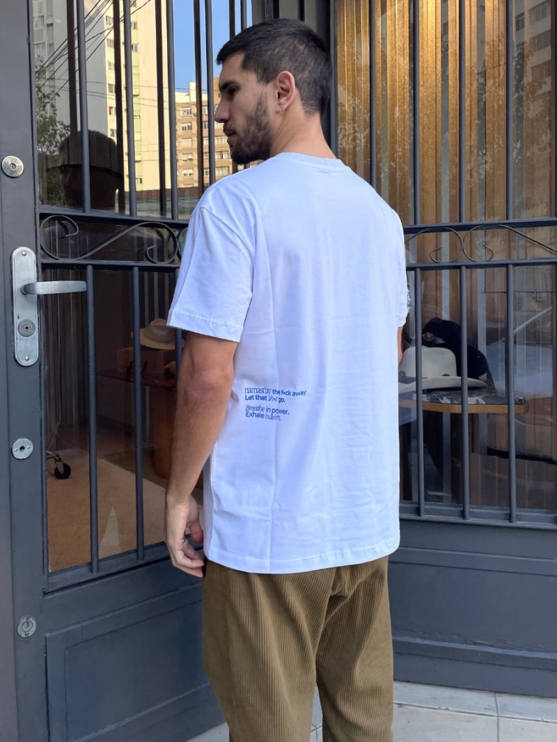 Salma - TShirt Classic Fit Namastay White - SALTSHIRT7PRE