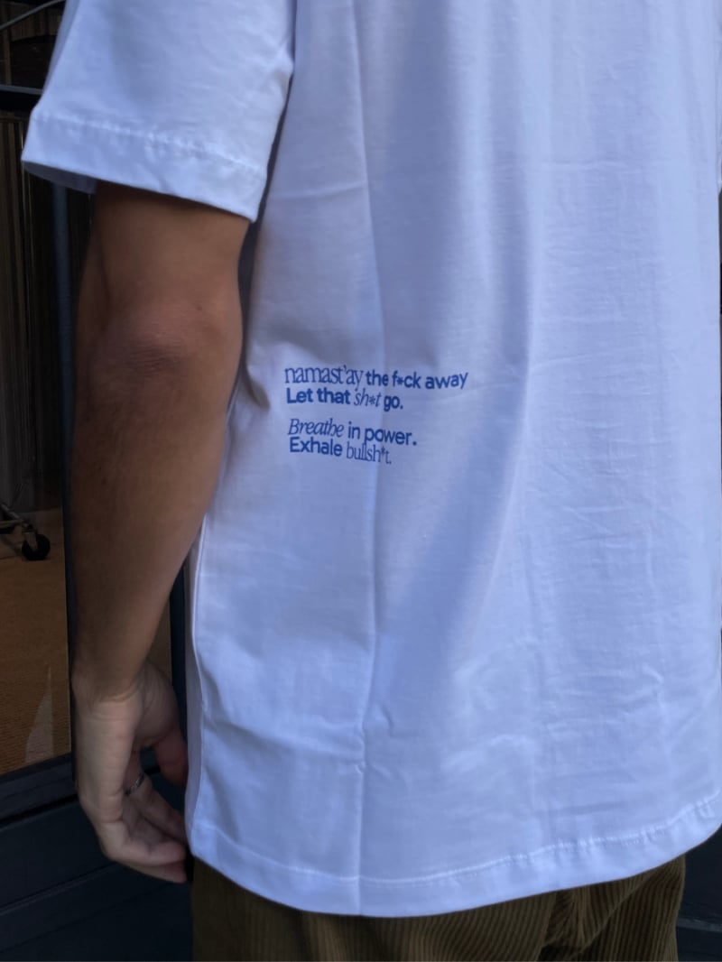 Salma - TShirt Classic Fit Namastay White - SALTSHIRT7PRE