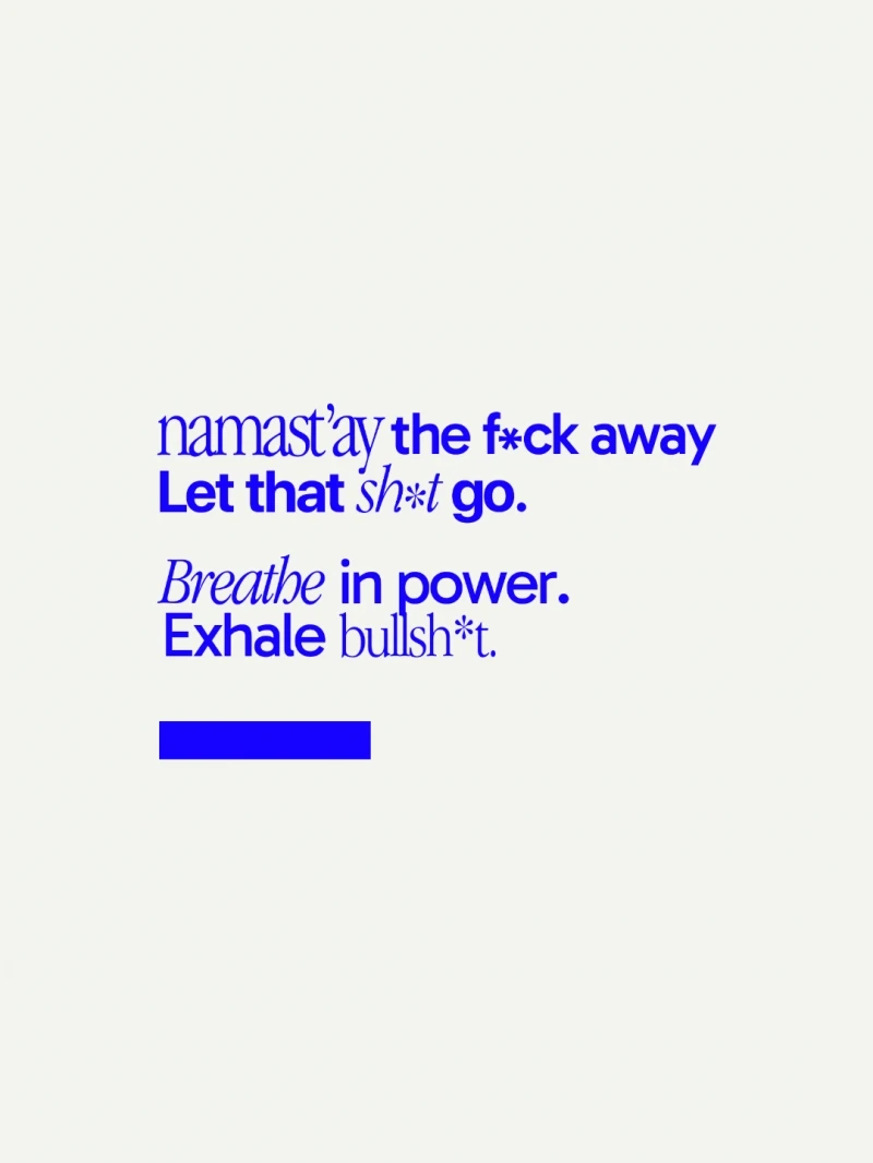 Salma - TShirt Classic Fit Namastay White - SALTSHIRT7BRA