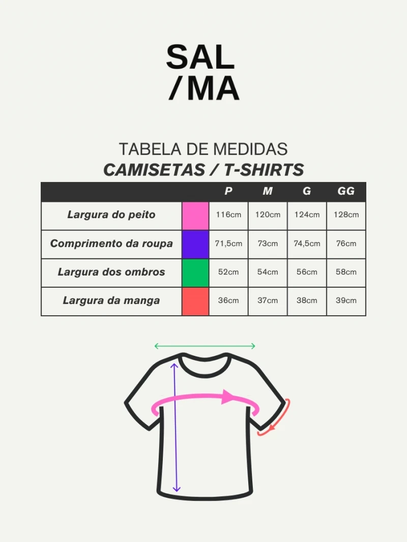 Salma - TShirt Classic Fit Namastay White - SALTSHIRT7BRA