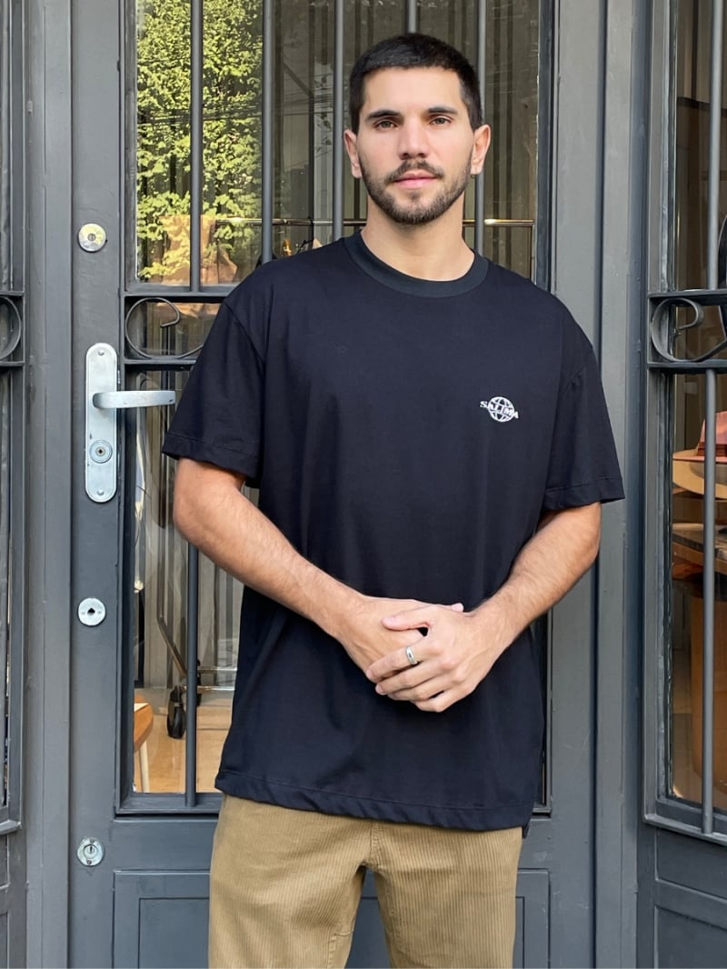 Salma - Classic Fit Traveling T-Shirt - Black - SALTSHIRT8BRA Salma - Classic Fit Traveling T-Shirt - Black - SALTSHIRT8BRA