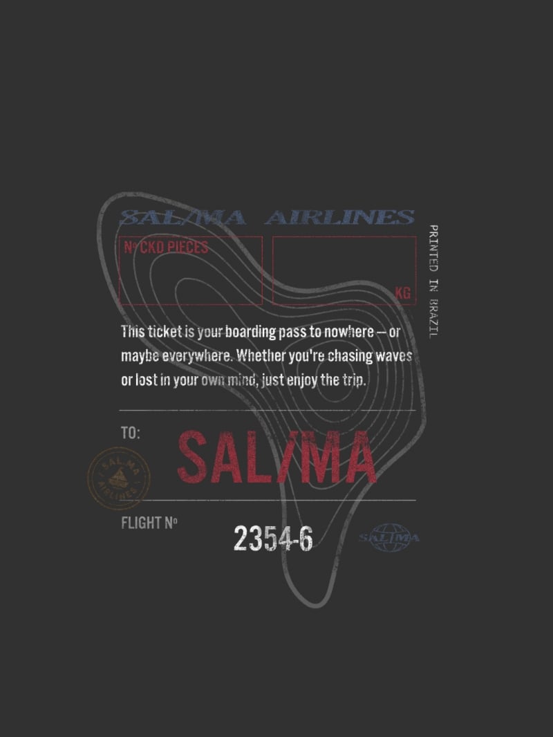 Salma - Classic Fit Traveling T-Shirt - Black - SALTSHIRT8PRE Salma - Classic Fit Traveling T-Shirt - Black - SALTSHIRT8PRE