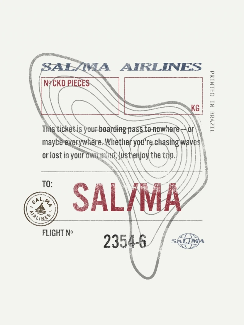 Salma - Classic Fit Traveling T-Shirt - White - SALTSHIRT8BRA