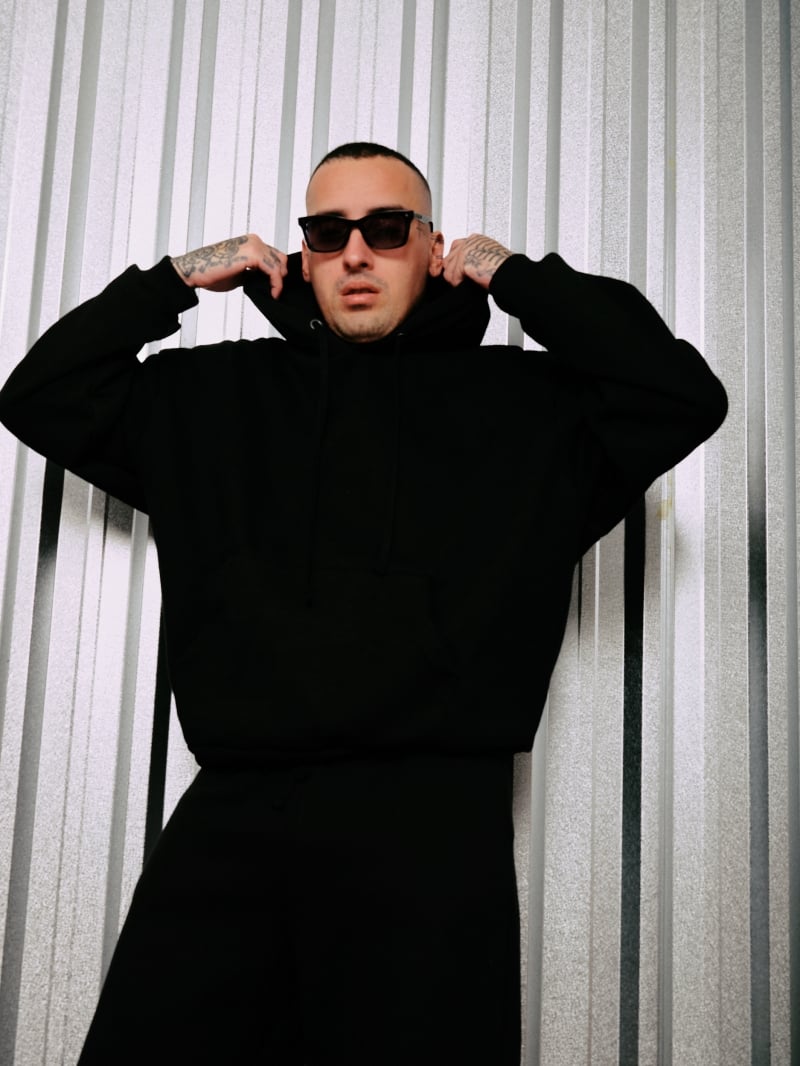 Salma - Black Kangaroo Jacket/Blouse - SALMOL2PRE Salma - Black Kangaroo Jacket/Blouse - SALMOL2PRE