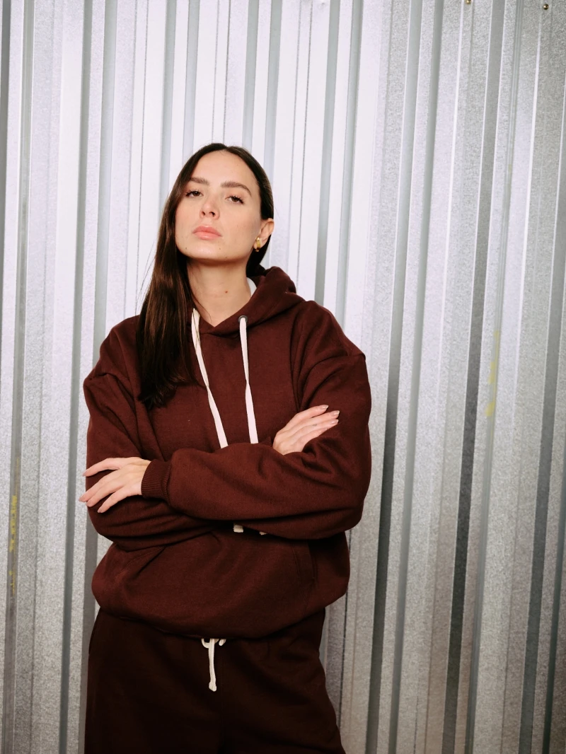 Salma - Brown Kangaroo Jacket/Blouse - SALMOL2MAR