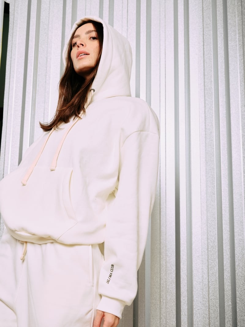 Salma - Off-White Suna Kangaroo Jacket/Blouse - SALMOL2OFF Salma - Off-White Suna Kangaroo Jacket/Blouse - SALMOL2OFF