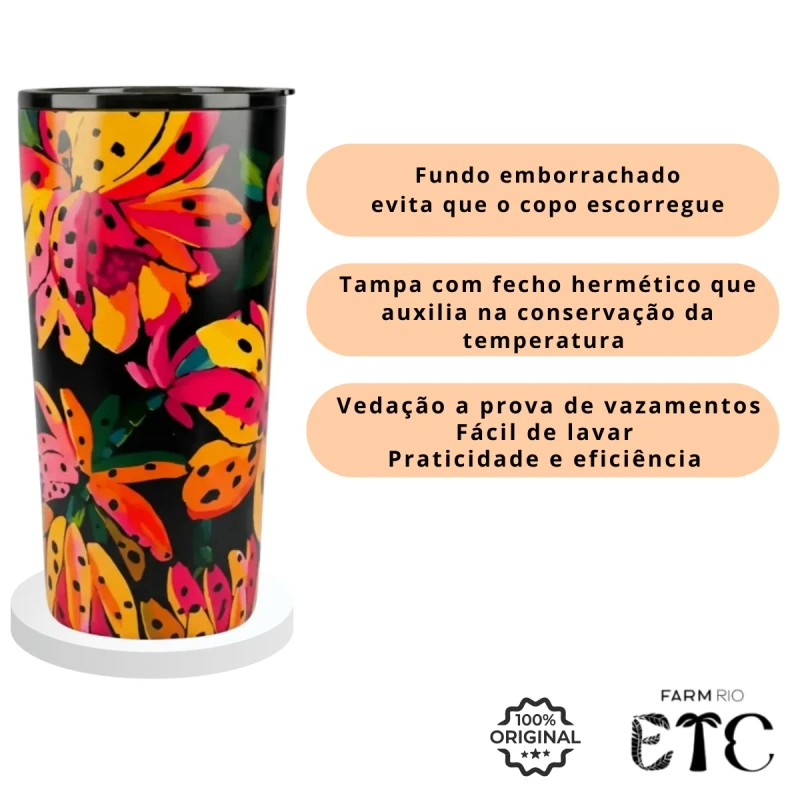 FARM - FARM BANANA FLOWER THERMAL CUP 500ML - 78325877C FARM - FARM BANANA FLOWER THERMAL CUP 500ML - 78325877C