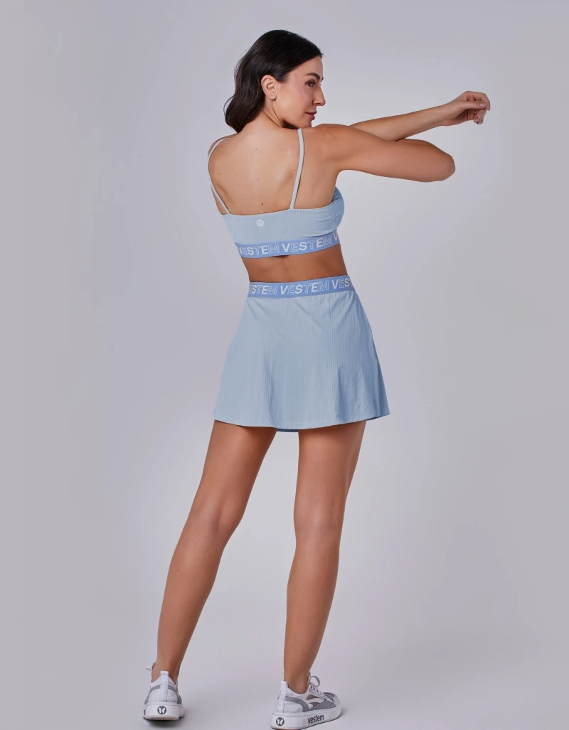 Vestem - Olivia Blue Garoa Skirt - SA180.CP.C0244