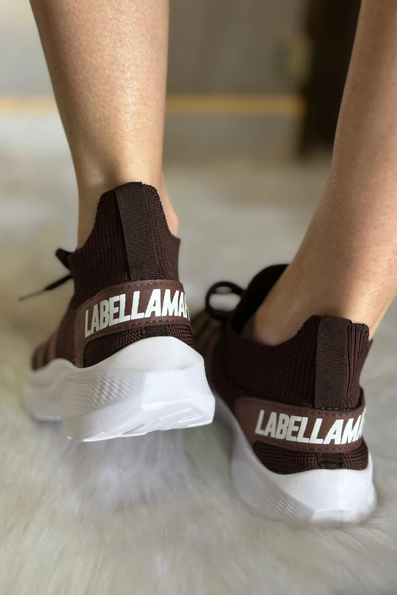 Labellamafia - Tennis Labellamafia Stripes Marrom - 2712 Labellamafia - Tennis Labellamafia Stripes Marrom - 2712