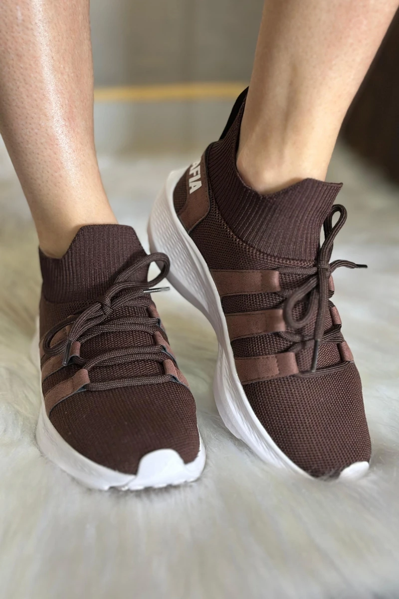 Labellamafia - Tennis Labellamafia Stripes Marrom - 2712 Labellamafia - Tennis Labellamafia Stripes Marrom - 2712