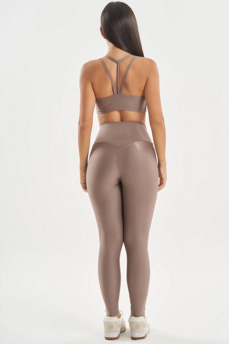 Lets Gym - Brown Shades Leggings - 2731CT Lets Gym - Brown Shades Leggings - 2731CT