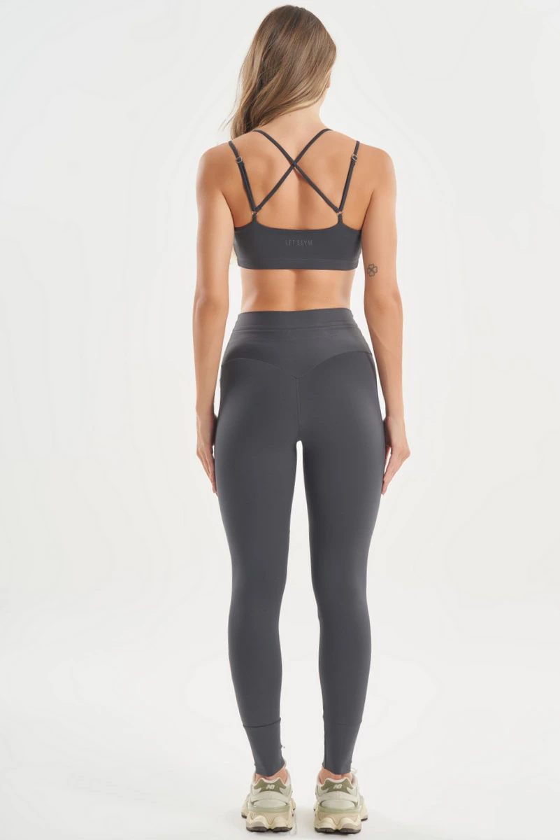 Lets Gym - Graphite Soft Balance Leggings - 2767GF Lets Gym - Graphite Soft Balance Leggings - 2767GF