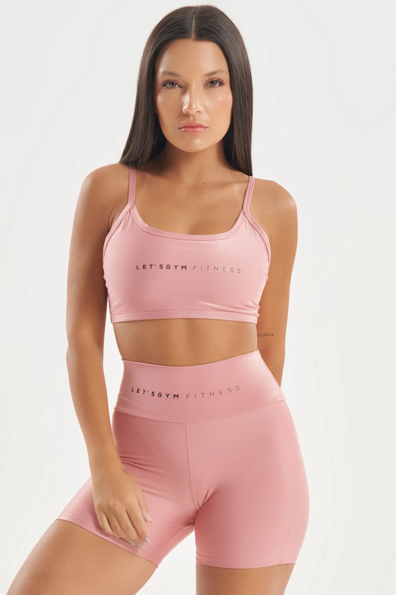 Lets Gym - Top Minimal Glow Rosé - 2839RS