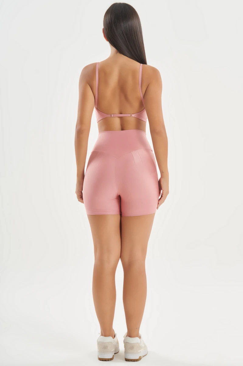 Lets Gym - Minimal Glow Rosé Shorts - 2841RS Lets Gym - Minimal Glow Rosé Shorts - 2841RS