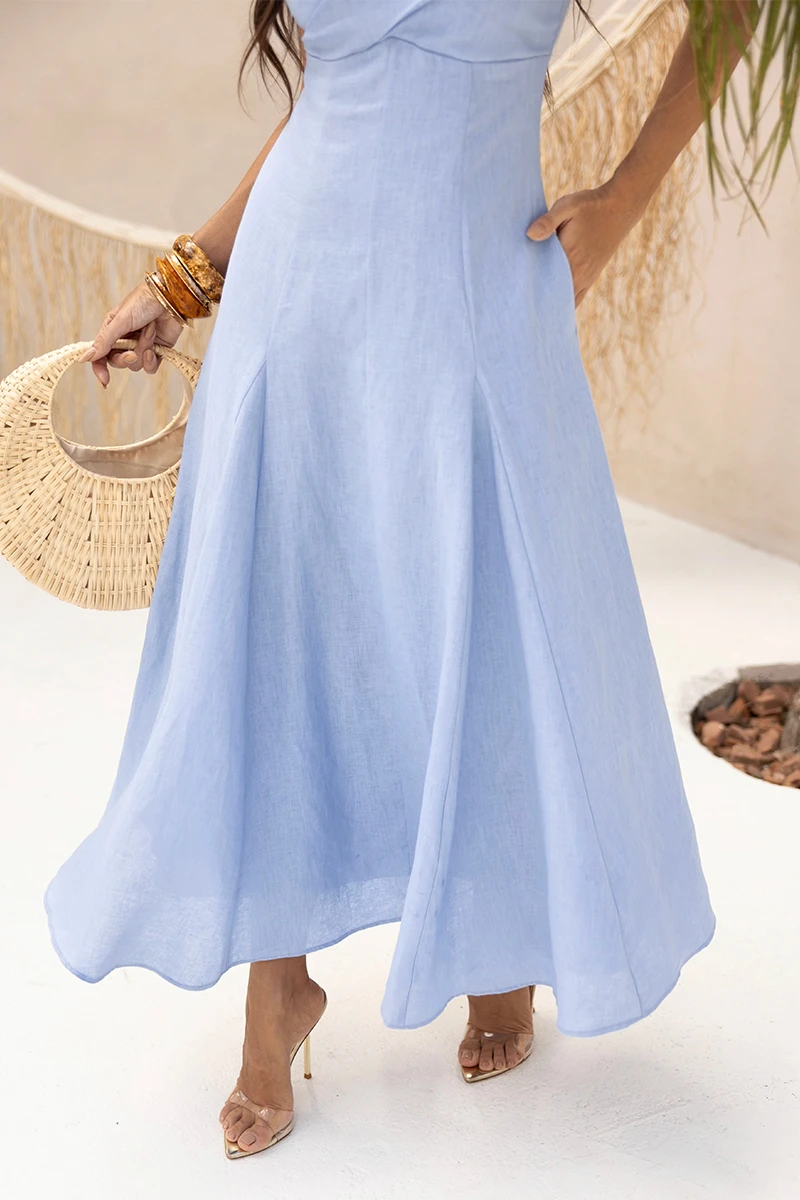 Dot Clothing - Dress Dot Clothing Ophelia Longuete Tailored Light Blue - 2903AZULCL Dot Clothing - Dress Dot Clothing Ophelia Longuete Tailored Light Blue - 2903AZULCL