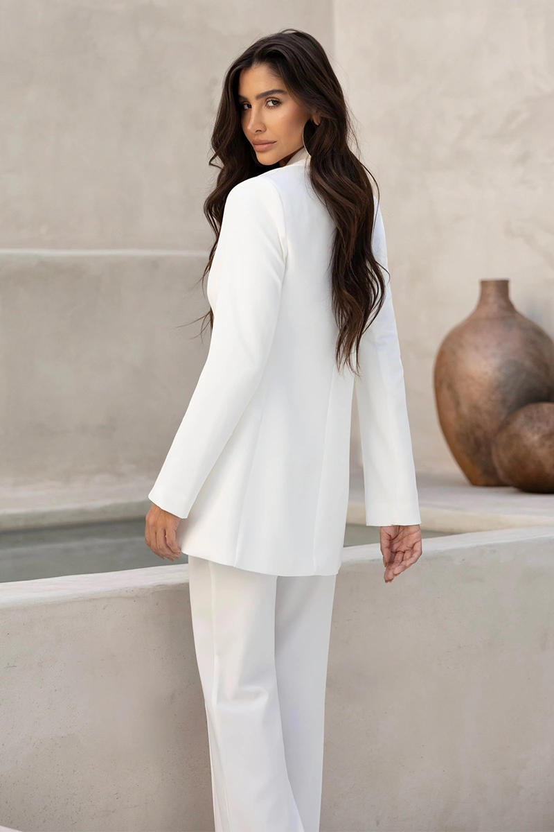 Dot Clothing - Blazer Dot Clothing Evie Tailoring Off White - 2798OFF