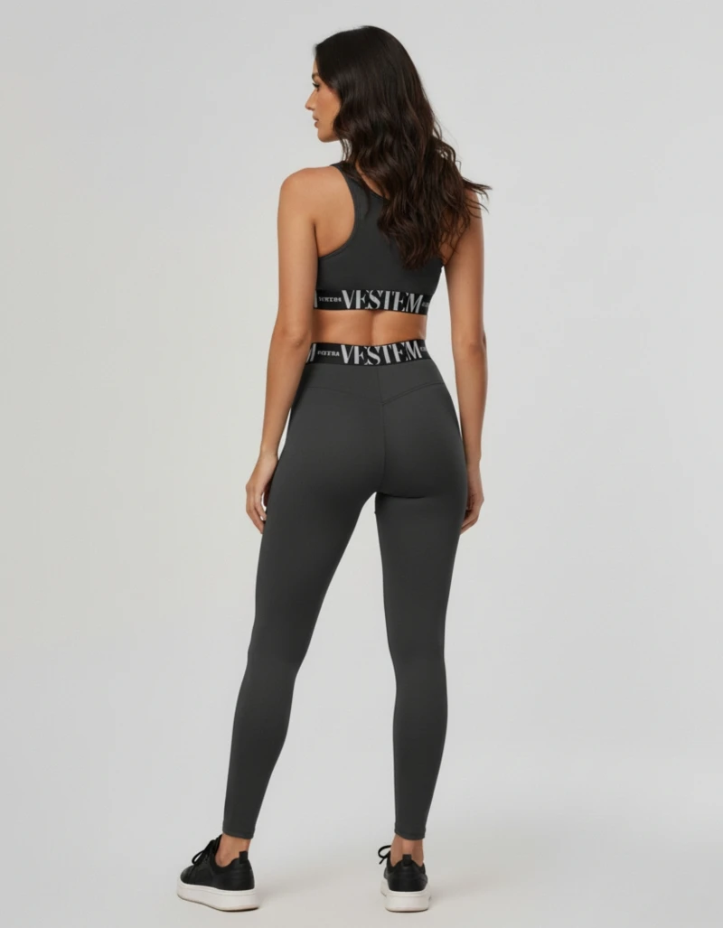 Vestem - Legging and Top Set Luciana Gray Carbox - CJ207.C0437