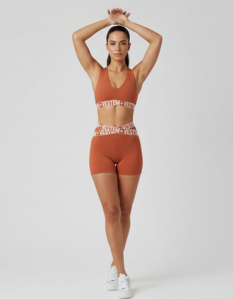 Vestem - Cris Tomate Vermelho Shorts and Top Set - CJ232.OUT.C0441