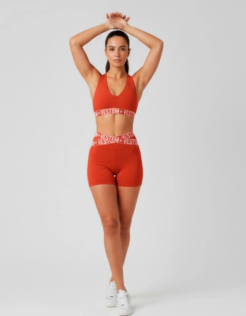 Vestem - Cris Tomate Vermelho Shorts and Top Set - CJ232.OUT.C0441