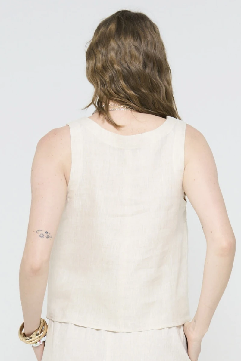 Hidrogênio - TANK TOP WITH NATURAL FLAPPING - 20502182