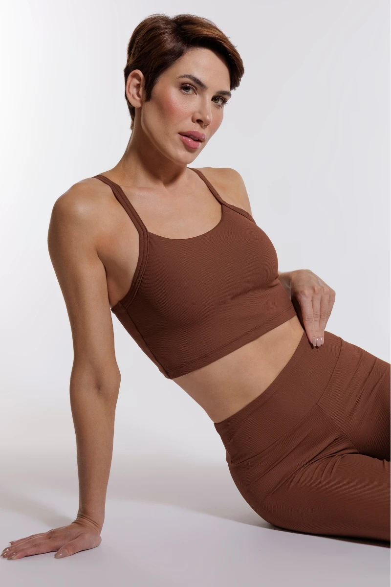 Trilha Verão - Rib Balance Crop Top - R5800