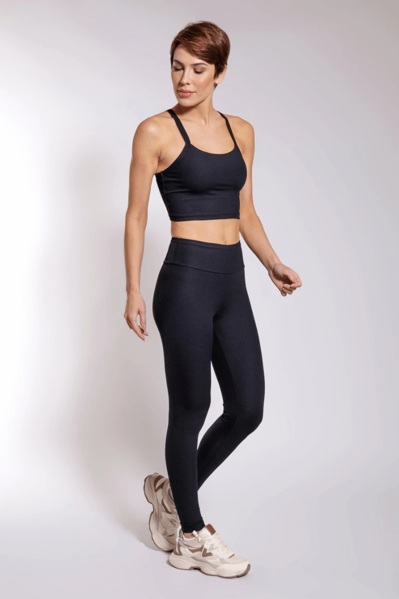 Trilha Verão - Rib Balance Crop Top - R0500