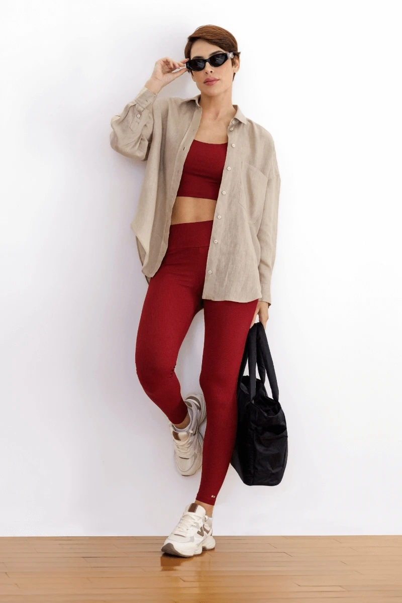 Trilha Verão - Rib Balance Leggings - R3950