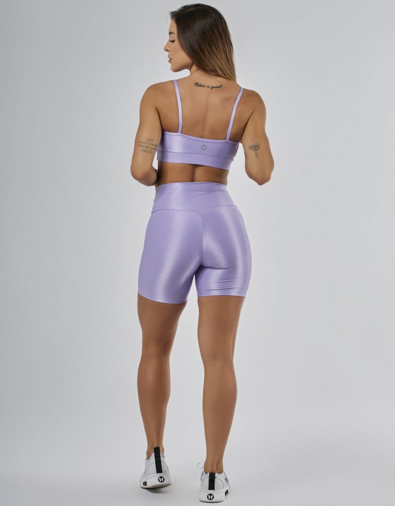Vestem - Conjunto Shorts e Top Cyber Lilás - CJ230.PE.C0023