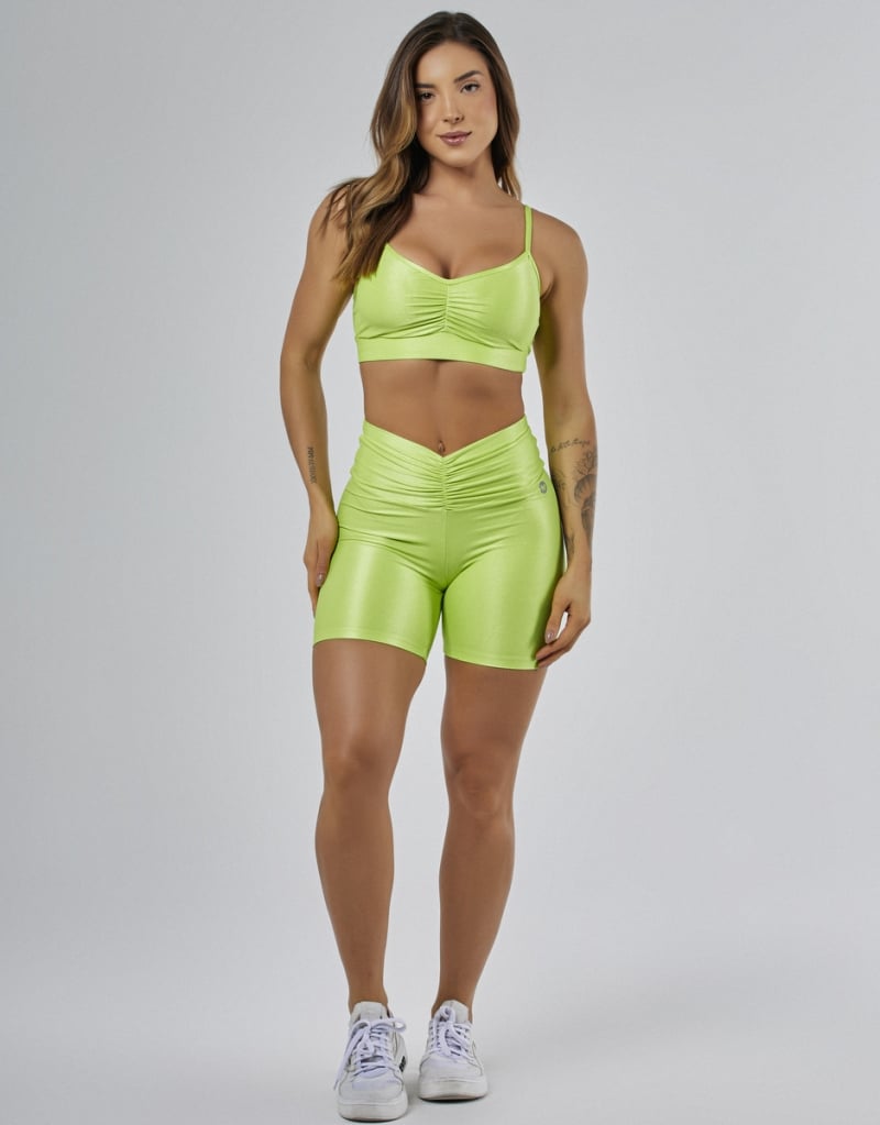 Vestem - Conjunto Shorts e Top Cyber Verde Neon - CJ230.PE.C0041