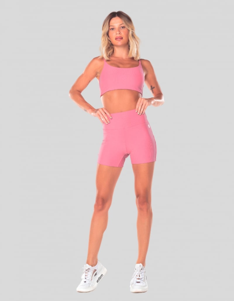 Vestem - Conjunto Shorts e Top Fit Pink e Lavanda - CJ233.PE.C0456