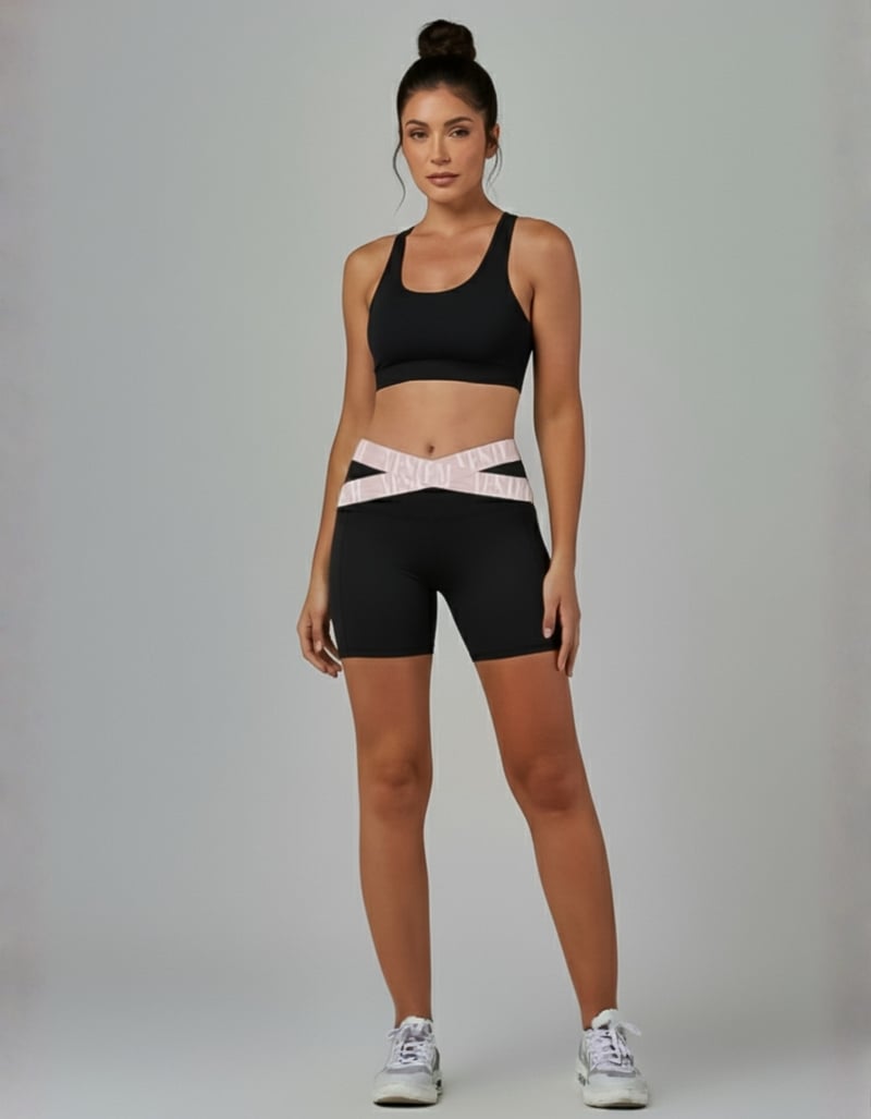 Vestem - Conjunto Shorts e Top Seduction Preto - CJ303.BF.C0002