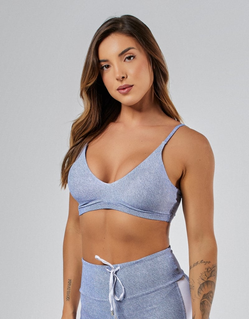 Vestem - Conjunto Shorts e Topju Blue Denim - CJ309.BF.E1367