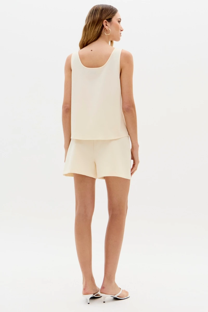 LANÇA PERFUME - High-waisted shorts with front pockets by Lança Perfume. - 1763